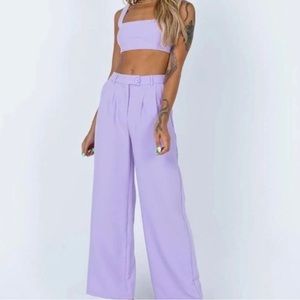 Princess Polly Huxley Set Lilac